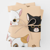 Feuille De Papier Cadeau Motif (En situation)
