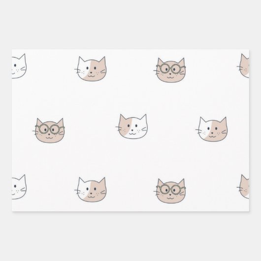 Feuille De Papier Cadeau Motif (Devant)