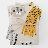 Feuille De Papier Cadeau Motif (En situation)