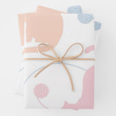 Feuille De Papier Cadeau Motif (En situation)