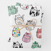 Feuille De Papier Cadeau Motif (En situation)