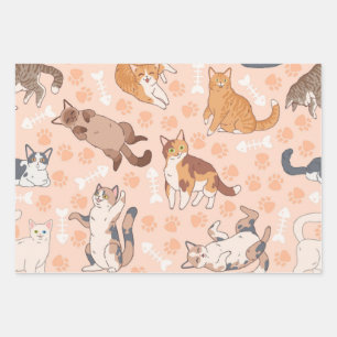 Feuille De Papier Cadeau Motif