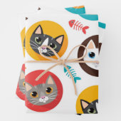 Feuille De Papier Cadeau Motif (En situation)