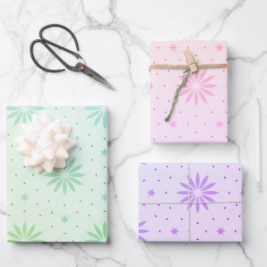 Feuille De Papier Cadeau Motif (Recto)