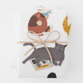 Feuille De Papier Cadeau Motif (En situation)