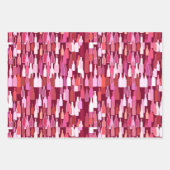 Feuille De Papier Cadeau Motif à bouteilles de vin, rouille, beige et bourg (Devant 2)