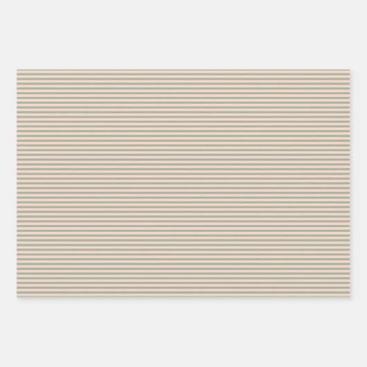Feuille De Papier Cadeau Motif à rayures blanches rose simple Sage Green (Devant 3)