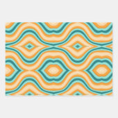 Feuille De Papier Cadeau motif Abstrait (Devant 3)