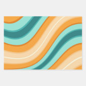 Feuille De Papier Cadeau motif Abstrait (Devant)