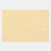 Feuille De Papier Cadeau Motif Abstrait de Fall Ginkgo (Devant 3)