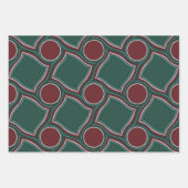 Feuille De Papier Cadeau Motif Abstrait moderne (Devant 2)