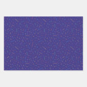 Feuille De Papier Cadeau Motif Abstrait rétro (Devant 3)