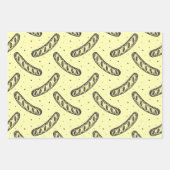Feuille De Papier Cadeau Motif allemand de saucisses (Devant 2)
