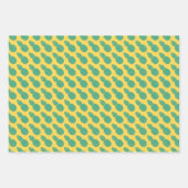 Feuille De Papier Cadeau Motif ananas (Devant 3)
