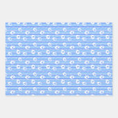 Feuille De Papier Cadeau Motif Ancre aquarelle (Devant 2)