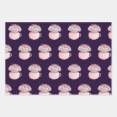 Feuille De Papier Cadeau Motif Animaux mignons (Devant 3)