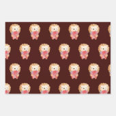 Feuille De Papier Cadeau Motif Animaux mignons (Devant 2)
