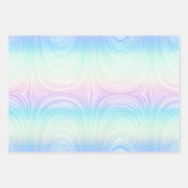 Feuille De Papier Cadeau Motif arc-en-ciel Iridescendant Glam (Devant 3)