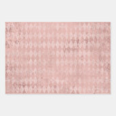 Feuille De Papier Cadeau Motif arlequin en détresse (Devant 2)