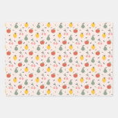 Feuille De Papier Cadeau Motif aux fruits mignons (Devant 2)