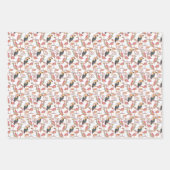 Feuille De Papier Cadeau Motif Aux Oiseaux Tropicaux (Devant 2)