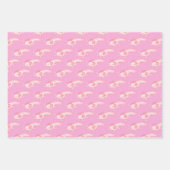 Feuille De Papier Cadeau Motif Axolotl rose (Devant 3)