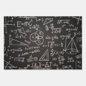 Feuille De Papier Cadeau Motif Blackboard de vacances (Devant 3)