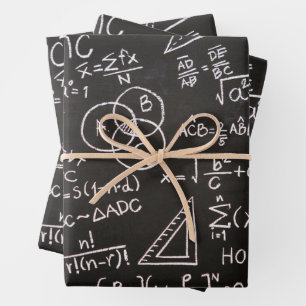 Feuille De Papier Cadeau Motif Blackboard de vacances