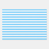 Feuille De Papier Cadeau Motif bleu (Devant 3)