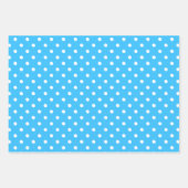 Feuille De Papier Cadeau Motif bleu (Devant)