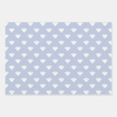 Feuille De Papier Cadeau Motif Bleu Bébé (Devant 3)