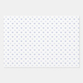 Feuille De Papier Cadeau Motif Bleu Bébé (Devant 2)