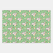 Feuille De Papier Cadeau Motif Bunny de Pâques (Devant 3)