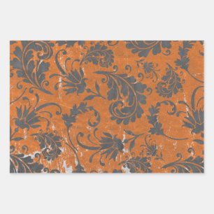 Feuille De Papier Cadeau Motif cadeau Éffrayant Déplaisant Halloween