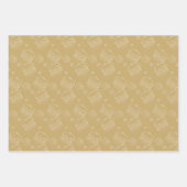 Feuille De Papier Cadeau Motif Candy Coton Cake (Devant)