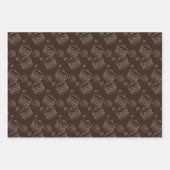 Feuille De Papier Cadeau Motif Candy Coton Cake (Devant)