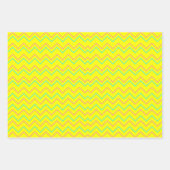 Feuille De Papier Cadeau Motif carré en zigzag de lignes ondulées pastel co (Devant 3)