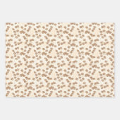 Feuille De Papier Cadeau motif carrelé cool à café (Devant)