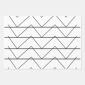 Feuille De Papier Cadeau Motif Chevron Stripes (Devant)