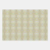 Feuille De Papier Cadeau Motif Chic Gold Varié (Devant)