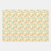 Feuille De Papier Cadeau Motif classique aux fruits orange (Devant 2)