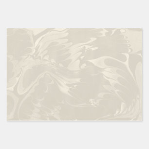 Feuille De Papier Cadeau Motif classique en marbre à spirale