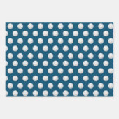 Feuille De Papier Cadeau motif cool de volley-ball (Devant 2)