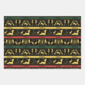 Feuille De Papier Cadeau Motif couche Qilin (Devant)