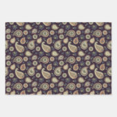 Feuille De Papier Cadeau Motif Cypress Paisley (Devant 2)