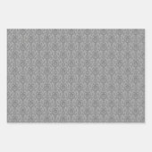 Feuille De Papier Cadeau Motif Damas assemblé (Devant 3)