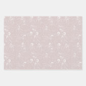 Feuille De Papier Cadeau motif d'anges | ensemble I (Devant 3)