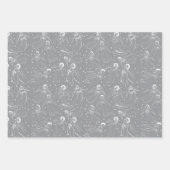 Feuille De Papier Cadeau motif d'anges | ensemble III (Devant)