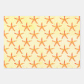 Feuille De Papier Cadeau Motif d'aquarelle Starfish (Devant 3)