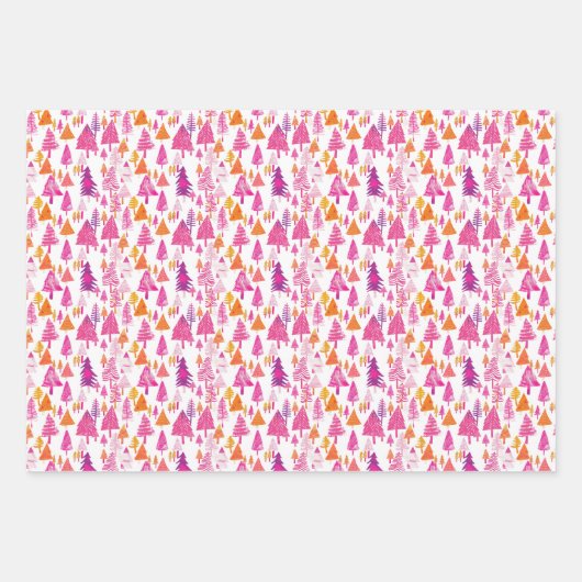 Feuille De Papier Cadeau Motif d'arbre de Noël à bonbons (Devant 2)